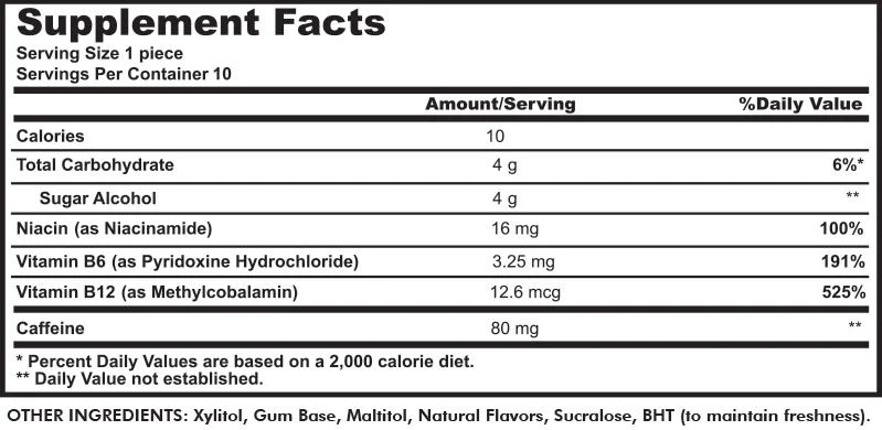 Golf Gum Energy Supplement 2 Golf Gum Energy Supplement - Image 2