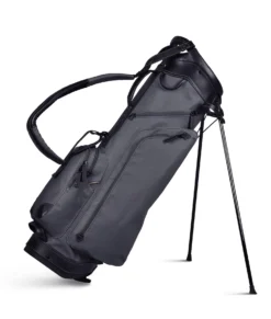 Sun Mountain Golf Canvas & Leather Carry Stand Bag -Golf Sports Shop 190735CanvasLeatherStandSlate Black