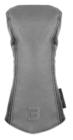 Sun Mountain Golf Canvas & Leather Head Covers -Golf Sports Shop 190754CanvasLeatherHeadcoverSlate Black3
