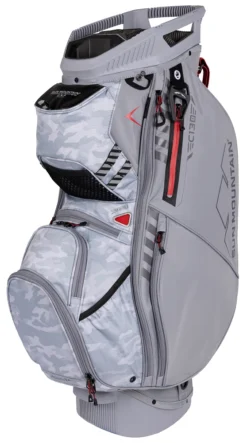 Sun Mountain 2023 C-130 14-Way Divided Golf Cart Bag -Golf Sports Shop 2023 C130 230300 cadet gray camo red