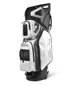Sun Mountain 2022 Boom Bag Golf Cart Bag With Speakers -Golf Sports Shop 210414BoomBagBlack White Gray