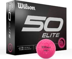 Wilson Staff 50 Elite Golf Balls -Golf Sports Shop 50Elite Pink 0 5c382f71 8505 446d 953e 827de1a4169b