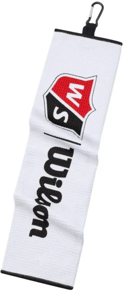 Wilson Staff Tri-Fold Waffle Golf Towel - White - 16" X 21" 6 Wilson Staff Tri-Fold Waffle Golf Towel - White - 16" X 21" -Golf Sports Shop 61cYjCGJd2L. AC SL1500