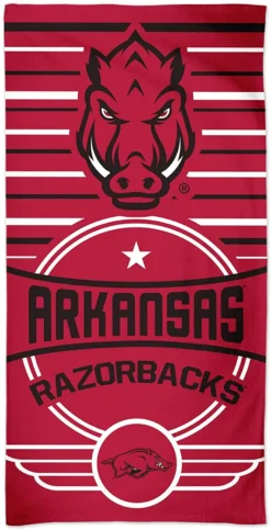 WinCraft Arkansas Razorback Beach Towel 30" X 60"