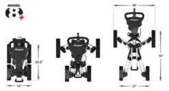 Clicgear Golf 4-Wheel Push Cart Model 8.0+ 19 Clicgear Golf 4-Wheel Push Cart Model 8.0+ -Golf Sports Shop 8.0 Details