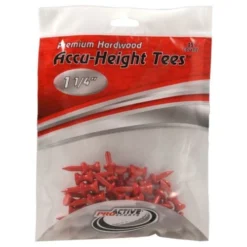 ProActive Sports Premium Hardwood Accu-Height Golf Tees -Golf Sports Shop Accu Height Tees 1.25