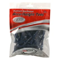ProActive Sports Premium Hardwood Accu-Height Golf Tees -Golf Sports Shop Accu Height Tees 2.75 a