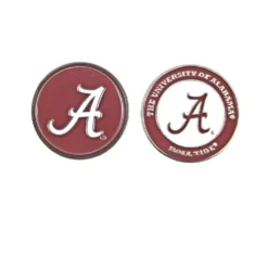 NCAA Double Sided Collegiate Golf Ball Marker Coins -Golf Sports Shop Alabama 1