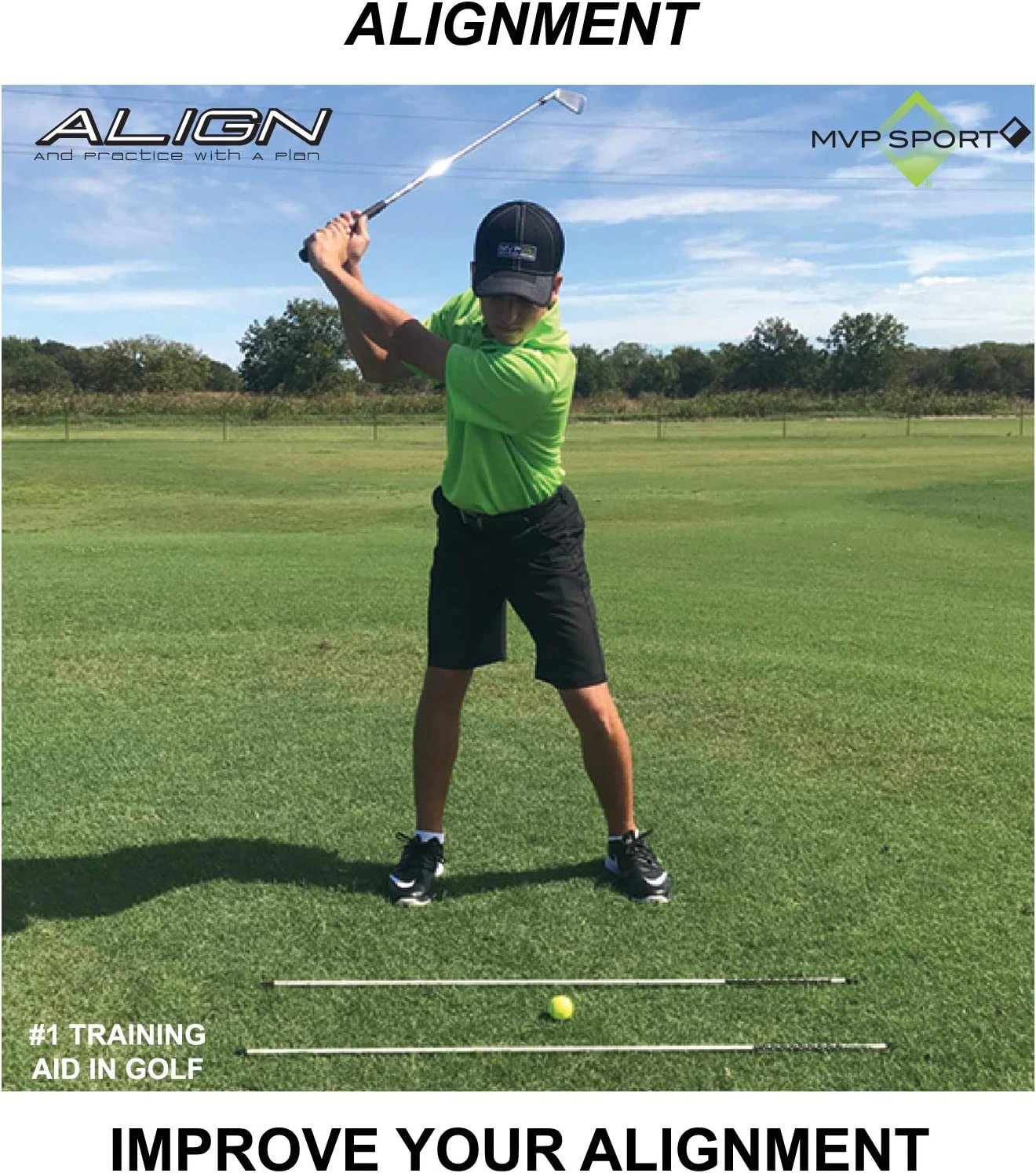 MVP Sport Golf Alignment Sticks 2-Pack 4 MVP Sport Golf Alignment Sticks 2-Pack - Image 4