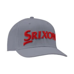 Srixon Authentic Structured Hat -Golf Sports Shop AuthenticStructured GrayRed 0