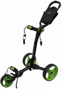 Axglo Golf TriLite 3 Wheel Push Cart -Golf Sports Shop AxgloTriLiteBlackGreen