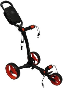 Axglo Golf TriLite 3 Wheel Push Cart -Golf Sports Shop AxgloTriLiteBlackRed