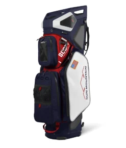 Sun Mountain 2022 Boom Bag Golf Cart Bag With Speakers -Golf Sports Shop BOOM BAG NAVY WHITE RED