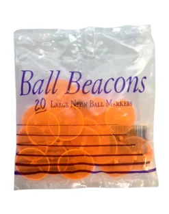 Beacons Large Neon Golf Ball Markers -Golf Sports Shop Ball Beacons Orange
