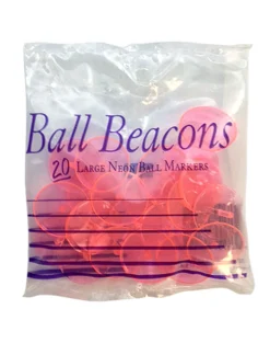 Beacons Large Neon Golf Ball Markers -Golf Sports Shop Ball Beacons Pink