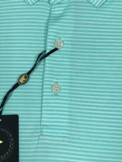 Callaway Jack Nicklaus Black Label By Perry Ellis Feeder Stripe Polo Shirts -Golf Sports Shop BlackLabelPolo FeederStripe ArubaBlue1 scaled