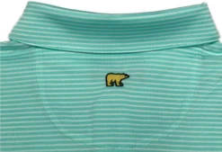 Callaway Jack Nicklaus Black Label By Perry Ellis Feeder Stripe Polo Shirts -Golf Sports Shop BlackLabelPolo FeederStripe ArubaBlue3