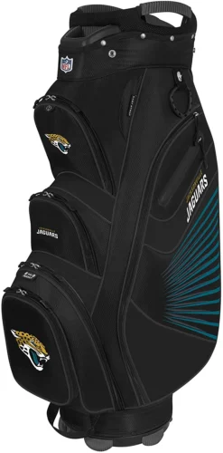 NFL The Bucket II Team Effort Cart Bag -Golf Sports Shop Bucket II Cart Bag Jacksonville Jaguars
