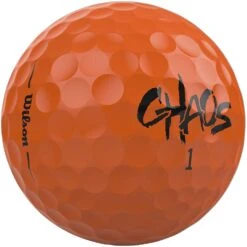Wilson Golf 2020 Chaos Golf Balls 24 Pack -Golf Sports Shop CHAOSORANGE