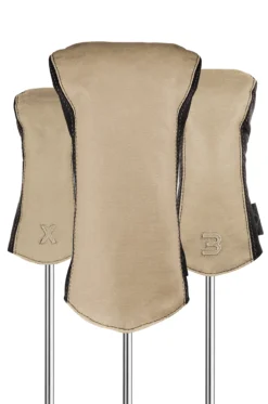 Sun Mountain Golf Canvas & Leather Head Covers -Golf Sports Shop CanvasLeatherHeadcoverNatural Brown