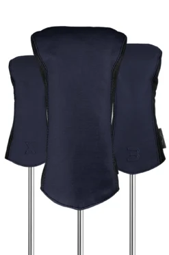 Sun Mountain Golf Canvas & Leather Head Covers -Golf Sports Shop CanvasLeatherHeadcoverNavy Black