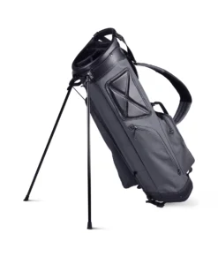 Sun Mountain Golf Canvas & Leather Carry Stand Bag -Golf Sports Shop CanvasLeatherStandSlate BlackAltShot