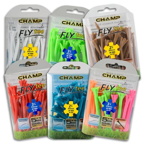 Champ Fly Tees 4" Plastic Golf Tees 1 Champ Fly Tees 4" Plastic Golf Tees