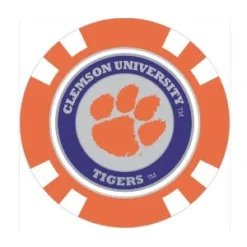 Team Golf NCAA Magnetic Poker Chip Ball Markers 20 Team Golf NCAA Magnetic Poker Chip Ball Markers -Golf Sports Shop Clemson1