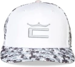 Cobra Camo Crown C Snapback Golf Hat -Golf Sports Shop CobraCamoCrownCSnapback White 1
