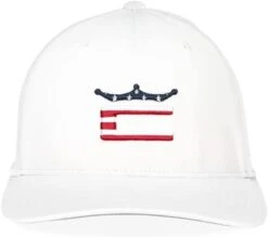 Cobra Stars And Stripes Crown C Snapback Golf Hat -Golf Sports Shop CobraStarsandStripesCrownCSnapback White 1