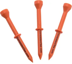 Consistent Tee Golf Tees 10 Pack - 3.25" 15 Consistent Tee Golf Tees 10 Pack - 3.25" -Golf Sports Shop ConsistentTees Orange2