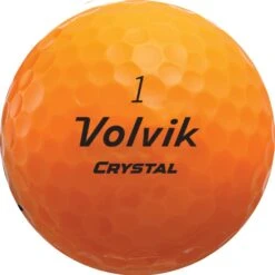 Volvik Crystal Focus Colored Golf Balls -Golf Sports Shop CrystalFocus2022 OrangeBall