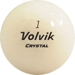 Volvik Crystal Focus Colored Golf Balls -Golf Sports Shop CrystalFocus2022 WhiteBall