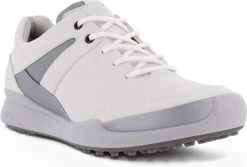ECCO Ladies Golf Biom Hybrid Golf Shoes -Golf Sports Shop EccoLadiesHydromax WhiteSilver6