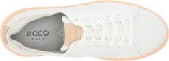 ECCO Ladies Golf Tray Golf Shoes -Golf Sports Shop EccoLadiesTray WhitePeach4