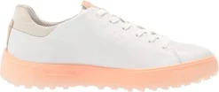 ECCO Ladies Golf Tray Golf Shoes -Golf Sports Shop EccoLadiesTray WhitePeach5