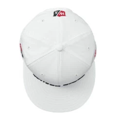 Wilson Staff Golf Flat Brim Tour Caps - Assorted Colors -Golf Sports Shop Flat Brim White 3