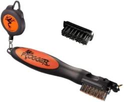 Frogger Golf BrushPro Retractable Golf Club Brush With Groove Cleaner 14 Frogger Golf BrushPro Retractable Golf Club Brush With Groove Cleaner -Golf Sports Shop Frogger Original Club Brush Orange