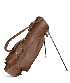 Sun Mountain Golf Leather Carry Stand Bag -Golf Sports Shop G823250LeatherStandBrown Khaki