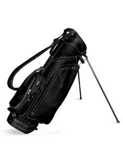 Sun Mountain Golf Leather Carry Stand Bag -Golf Sports Shop G823267LeatherStandBlack White