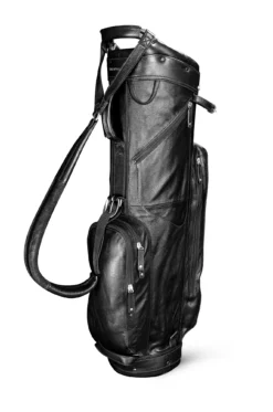 Sun Mountain Golf Leather Cart Bag -Golf Sports Shop G823557LeatherCartBlack