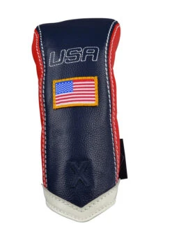 Sun Mountain Golf Leather Head Covers 29 Sun Mountain Golf Leather Head Covers -Golf Sports Shop G823793Navy Red WhiteChevronX