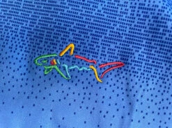 Greg Norman Play Dry Golf Polo -Golf Sports Shop GNPoloBlue3