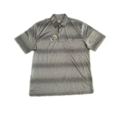 Greg Norman Play Dry Golf Polo -Golf Sports Shop GNPoloGray1