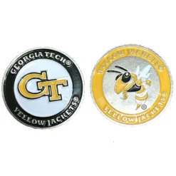 NCAA Double Sided Collegiate Golf Ball Marker Coins -Golf Sports Shop GeorgiaTech ba23eb6b 8405 4bef 93e1 fffa38f0c13a