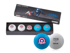 Volvik Marvel Limited Edition Marvel Golf Ball Gift Packs 16 Volvik Marvel Limited Edition Marvel Golf Ball Gift Packs -Golf Sports Shop Gift Pack 2.0 Captain America