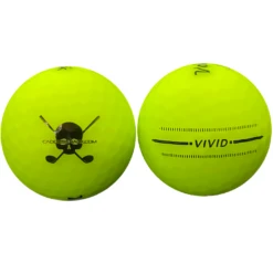 CaddiesShack Custom Jolly Rogers Skull & Crossbones Volvik Vivid Matte Golf Balls -Golf Sports Shop GreenVivid