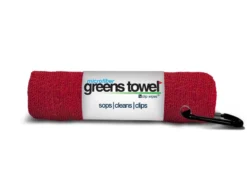 Clip Wipes Microfiber Golf Greens Towel -Golf Sports Shop Greens Towels Cardinal Red
