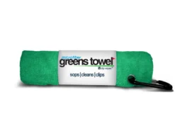 Clip Wipes Microfiber Golf Greens Towel -Golf Sports Shop Greens Towels Shamrock Green