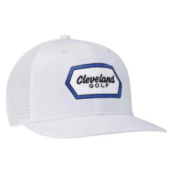 Cleveland Hexagon Patch Golf Hat -Golf Sports Shop HexagonPatch White0